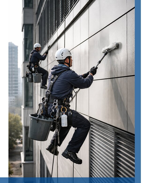 Мойка вентилируемого фасада в Костомукше от 255 р. | ВЫСОТНИК-Ктм