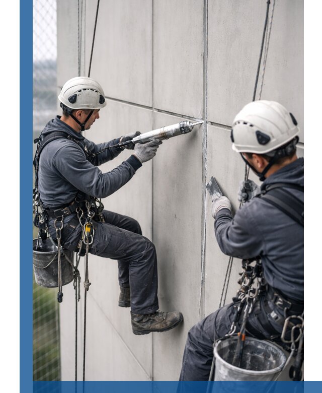 Первичная герметизация швов фасадов и кровель в Костомукше