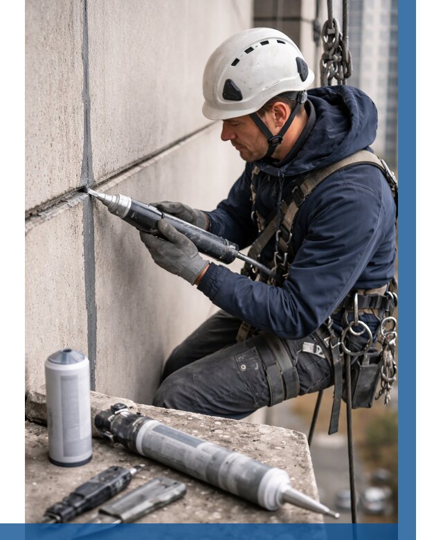 Вторичная герметизация швов в Костомукше от 459 р. | ВЫСОТНИК-Ктм