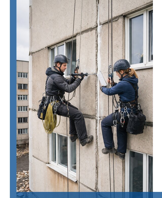 Герметизация межпанельных швов тёплым швом в Костомукше