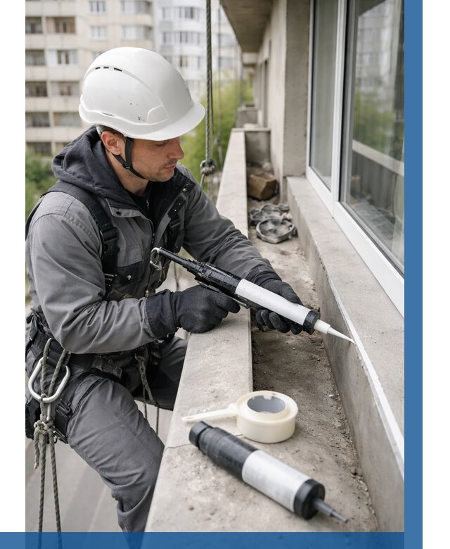 Герметизация швов лоджии в Костомукше от 4591 р. | ВЫСОТНИК-Ктм