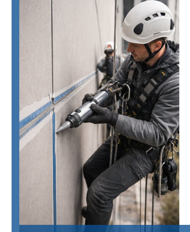 Герметизация стыков фасадных панелей в Костомукше качественно и быстро