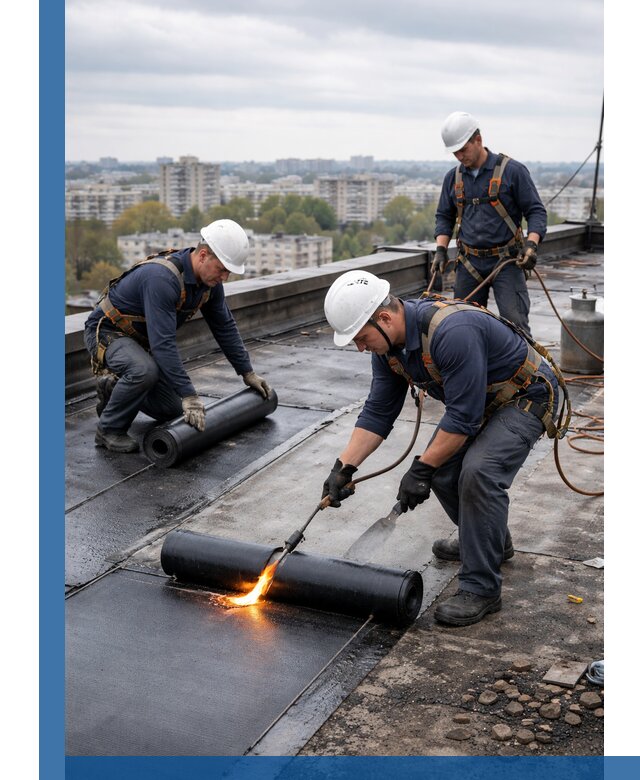 Ремонт наплавляемой кровли в Костомукше качественно и надежно