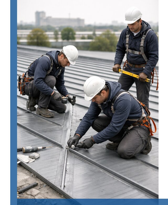 Ремонт фальцевой кровли в Костомукше срочно и качественно