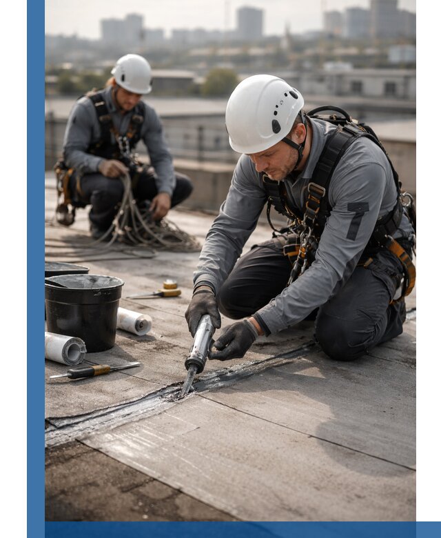 Аварийное и капитальное устранение протечек кровли в Костомукше