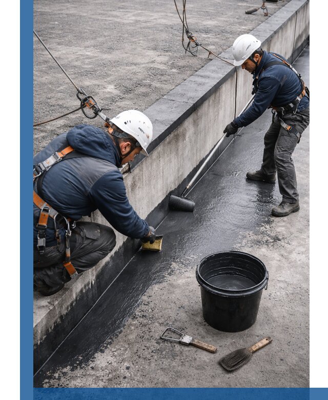 Гидроизоляция кровли жидкой резиной профессионально в Костомукше