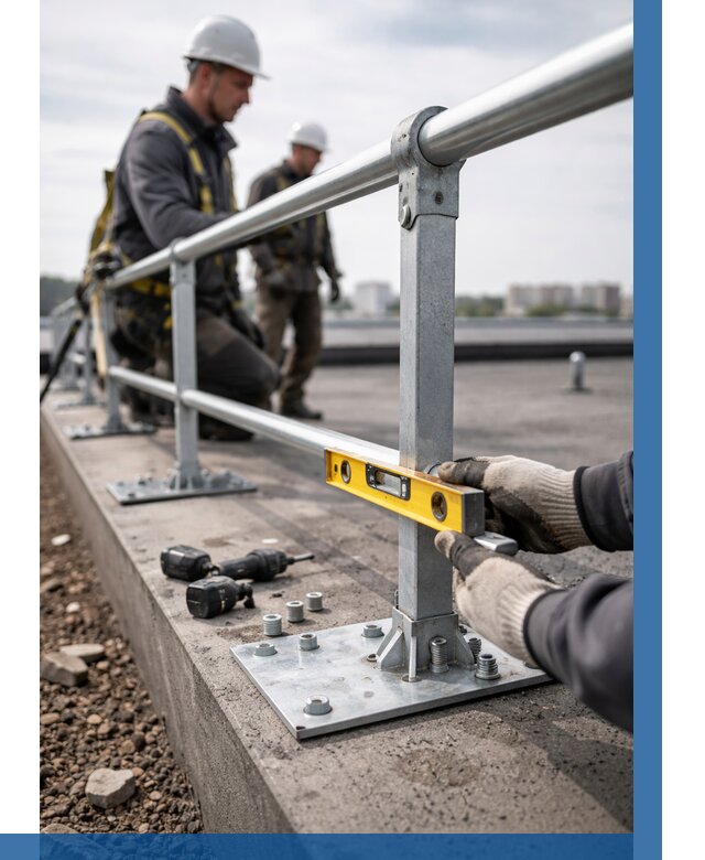 Монтаж кровельного ограждения в Костомукше от 1224 р. | ВЫСОТНИК-Ктм