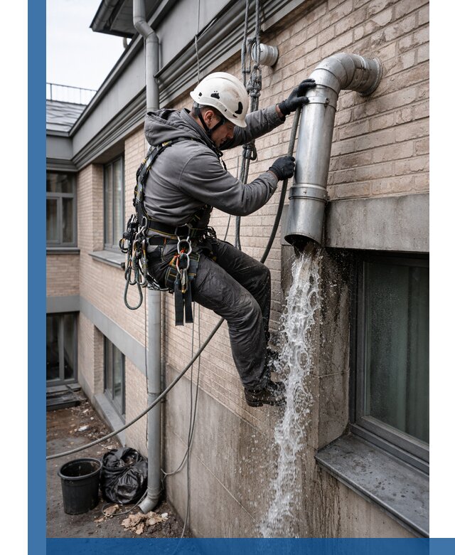 Профессиональная прочистка водосточных труб в Костомукше с гарантией