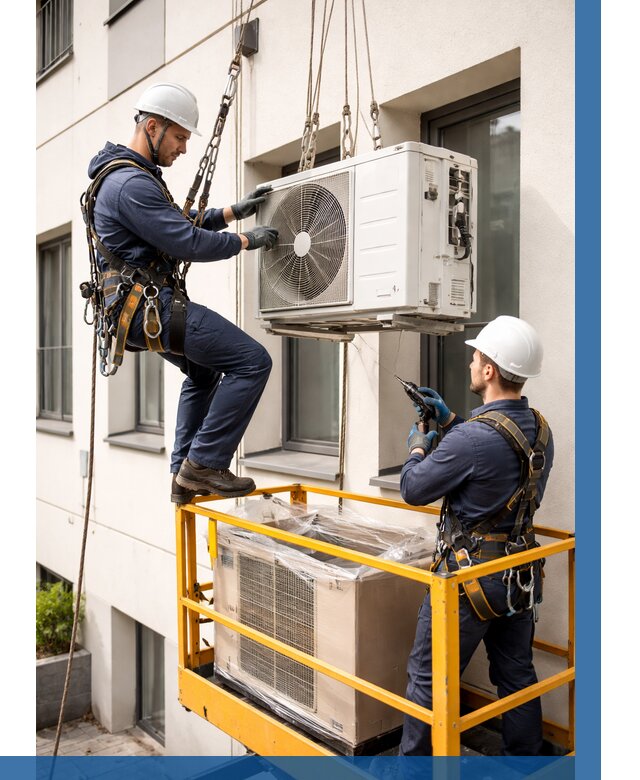 Демонтаж внешнего блока кондиционера в Костомукше от 3571 р. | ВЫСОТНИК-Ктм