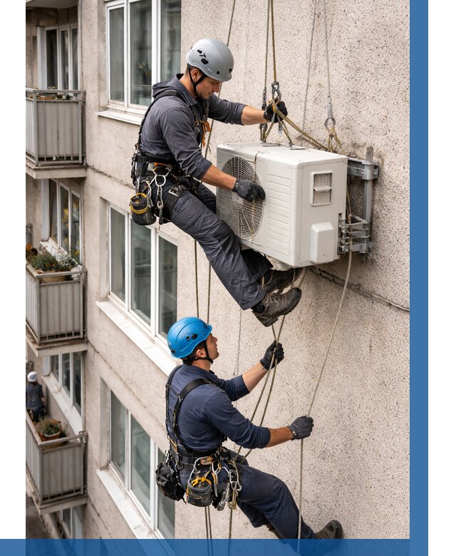 Перенос внешнего блока кондиционера в Костомукше от 9182 р.| ВЫСОТНИК-Ктм