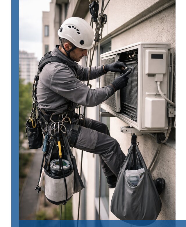 Обслуживание внешнего блока кондиционера в Костомукше профессионально