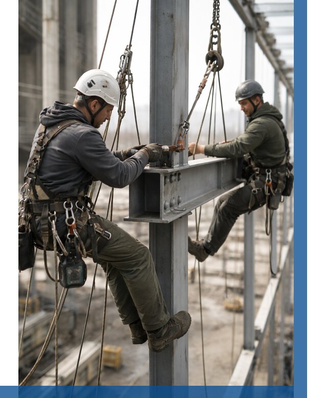 Монтаж металлоконструкций на высоте в Костомукше от 3571 р. | ВЫСОТНИК-Ктм