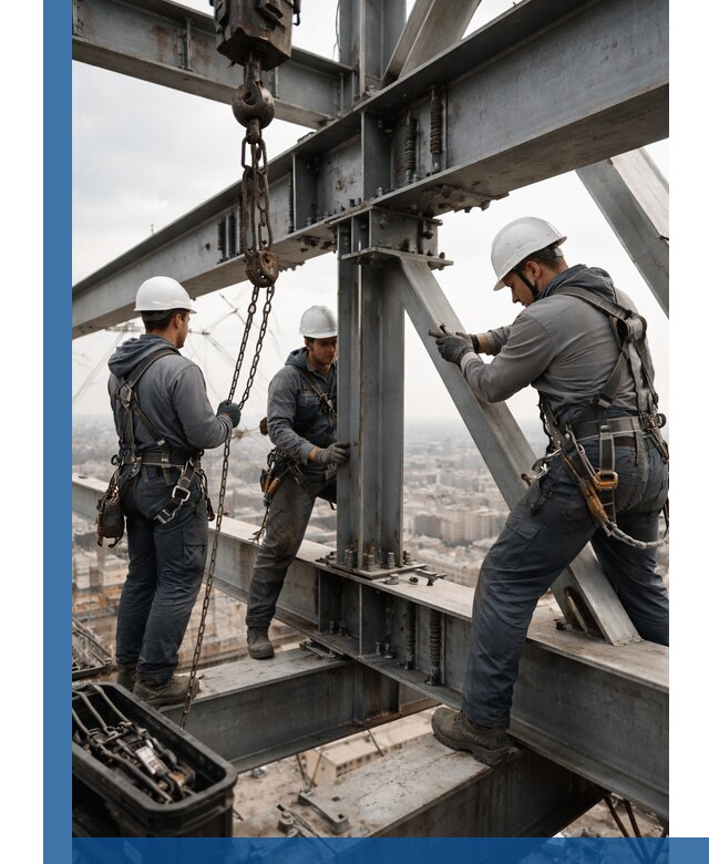 Профессиональный монтаж металлоконструкций на высоте в Костомукше