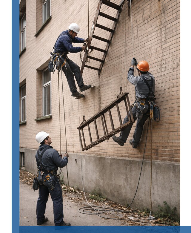 Демонтаж пожарной лестницы в Костомукше быстро и безопасно
