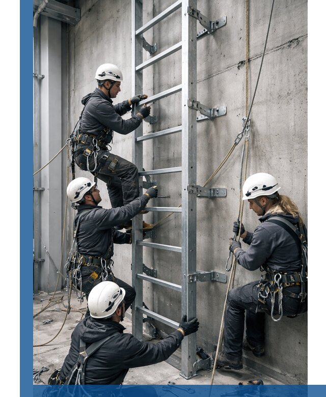 Монтаж металлических лестниц в Костомукше под ключ со гарантией