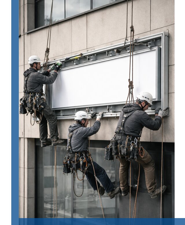 Профессиональный монтаж светового короба под ключ в Костомукше