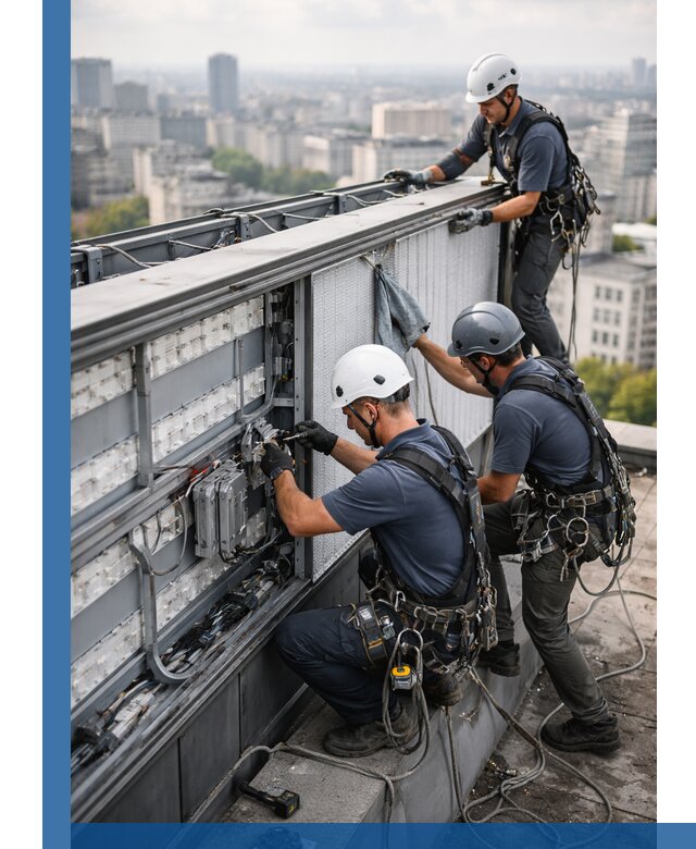 Профессиональное обслуживание крышной рекламы в Костомукше под ключ