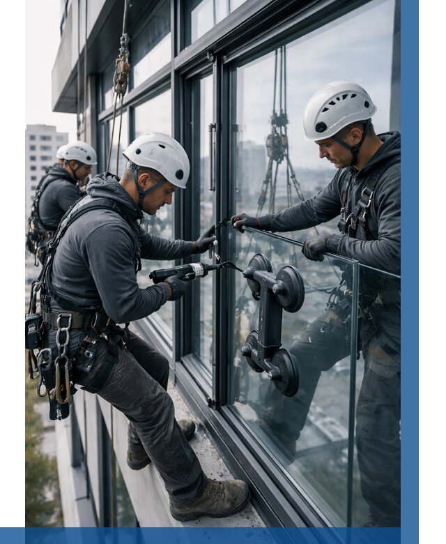 Витражное остекление зданий в Костомукше от 3571 р. | ВЫСОТНИК-Ктм