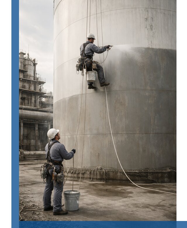 Покраска стальных резервуаров и емкостей в Костомукше профессионально