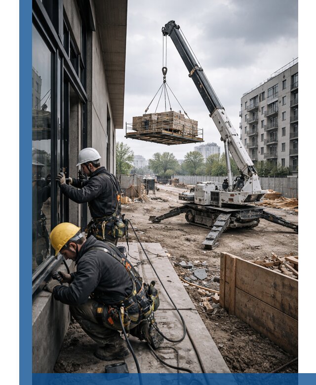 Аренда крана Пионер в Костомукше для строительных работ