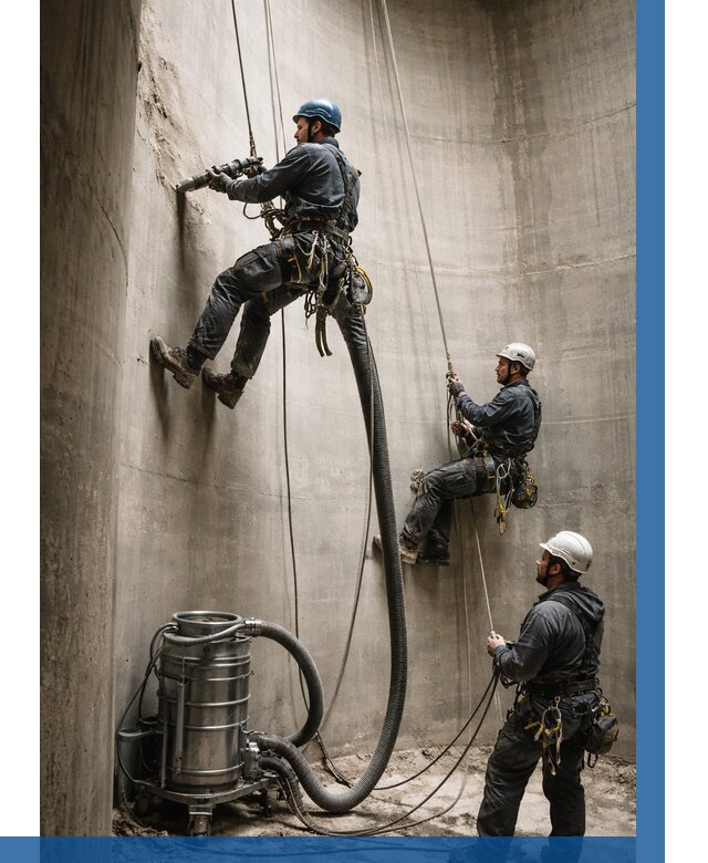 Зачистка силосов в Костомукше от 4591 р. Договор и смета ВЫСОТНИК-Ктм