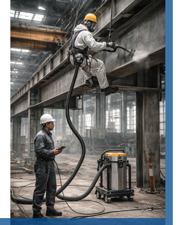 Обеспыливание конструкций в цехе в Костомукше от 4285 р. | ВЫСОТНИК-Ктм