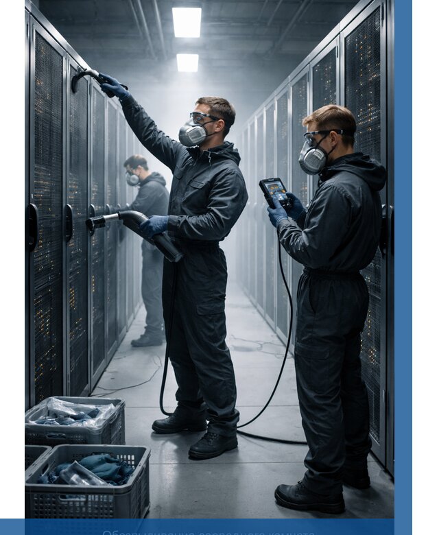 Обеспыливание серверной комнаты в Костомукше от 4591 р. | ВЫСОТНИК-Ктм