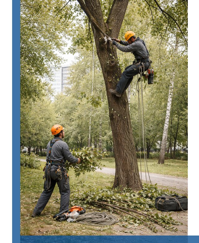 Санитарная обрезка деревьев в Костомукше, профессионально и безопасно
