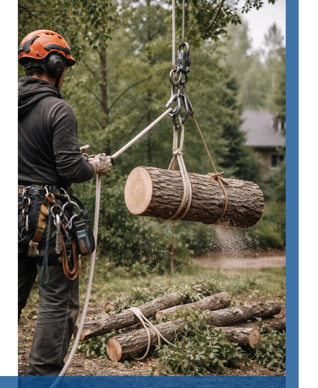 Валка деревьев частями в Костомукше от 7652 р. | ВЫСОТНИК-Ктм