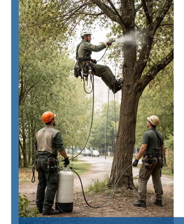 Обработка деревьев от вредителей в Костомукше профессиональная защита