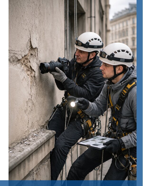 Фотофиксация дефектов фасада в Костомукше от 4591 р. | ВЫСОТНИК-Ктм