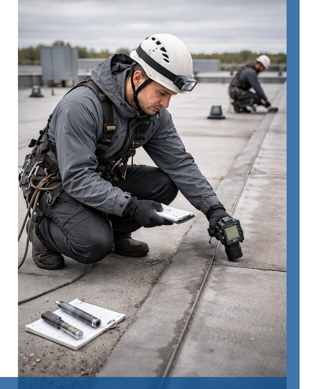 Обследование кровли на протечки в Костомукше от 4591 р. | ВЫСОТНИК-Ктм